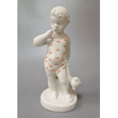 Статуэтка "Мальчик с мишкой" Песочное